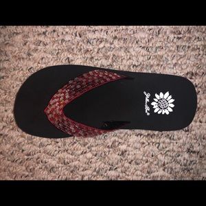 Yellow Box Flip Flops